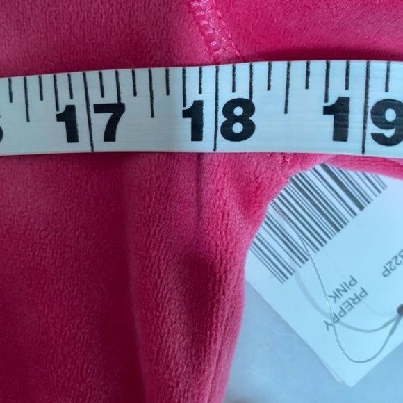 NWT Juicy Couture Pink Velour Long Sleeve Hooded Jumpsuit size small S - Picture 15 of 16